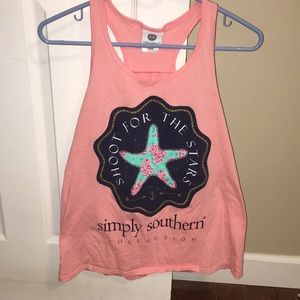 Simply southern tank top